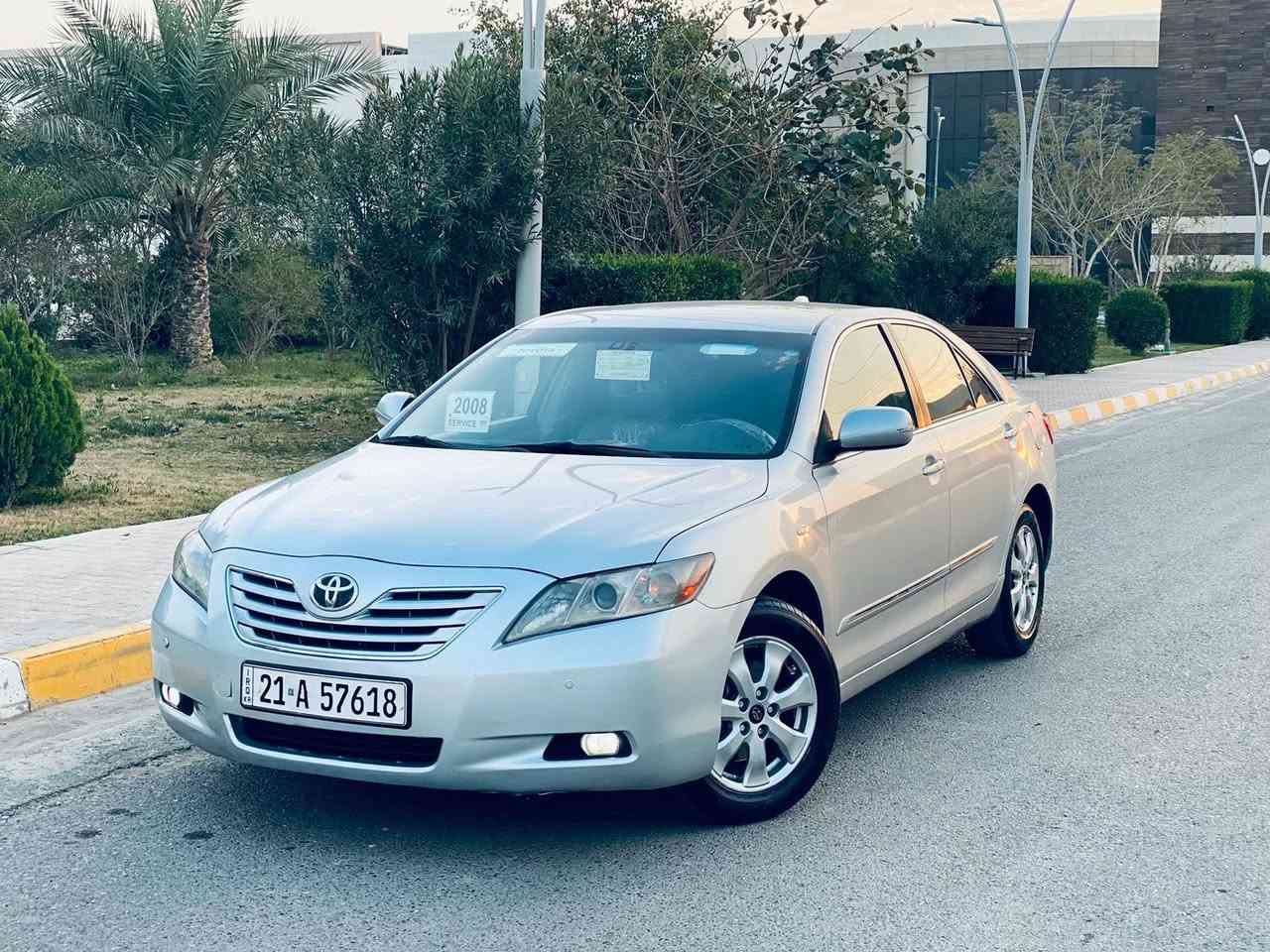 يالله السلام عليكم 
للبيع فقط نقد 
اعتذر من الوعده 
والاقساط والمراوس 

السعر 116 مجالها قليل 

كامري خليجي موديل 2008
لون سلفر 
رقم سليمانيه دولي الجديد 
سنويه الى 2030 هزه جديده 
محرك 4 سلندر 2400 المرغوب
شرط بدون بخار بدون صرف
بدون صوت على الفحص 
السياره مكفوله كفاله عامه 
من الصبغ والتبديل والفتح 
والحالوب والجلح شرط الفحص 
عده رصعه بارد بل هلال الخلفي 
واضحه بل صور ::

 مواصفات GL
داخل رصاصي
ارضيه جلد
كشن جك
شاشه ايباد
كامره خلفيه
حساسات
اواكس
يو اس بي
4دسك
ويل كب كروم
بلاجكتور بلادي
تحكم مري جانبي
كير/محرك/تبريد/تدفئه/صدر/تخم تاير/دوشمه/باتري/كهربائيات/ارضيه جلد/منضومه زنون كله جديد وبالشرط/على الفحص والسونار اليعجبك 
رقم سليمانيه (21)دولي الجديد سنويه جديد لغايه 2030هزه جديده شرط التحويل والغرامات 
عنوان السياره ::
صلاح الدين-تكريت-
الخاص مغلق رجأ::

السعر 116 :::::::
للاستفسار:***********
