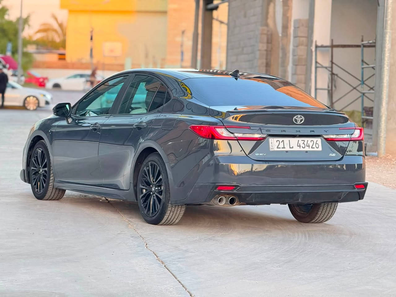 Toyota Camry 2025
تويوتا كامري ٢٠٢٥
الشكل الجديد كلياً / اللون مميز سمنتي

كلين بدون قطره صبغ 
ايرباكات سليمه 
رقم وسنويه جديده 
 

(مواصفات SE بلاك -رادار امامي و جانبي وخلفي )

مكينة ٤سلندر حجم ٢.٥لتر

بانزين و هايبرد- HEV🔋

ماشية 42 ميل

وارد امريكي كلين بدون قطره صبغ   

السيارة كلش حلوة و نظيفة 

سونر مرفق  مع الصور

رقم  سليمانية

مكفولة من كير و محرك و كهربائيات

مكان السيارة ديالى - خانقين - معرض الحاج اركان ويس 

 للاستفسار / ***********
