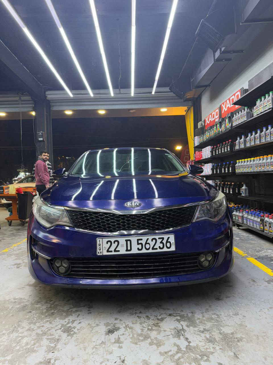 السلام عليكم
كيا اوبتما 2018
نص فول كامره رادرات جانبيه
ماشيه ٦٨ الف
حادثها من امريكا قبق جنطه 
وبيها بل عراق بارد بل جاملغ الامامي 
سياره عليها ادامه كامله بلكات نوزلات 
مي راديتر جديد دهن كير جديد
السعر ١٤٠ وبيها مجال انشاء الله
رقم اربيل الجديد بسمي
0773 114 2922
