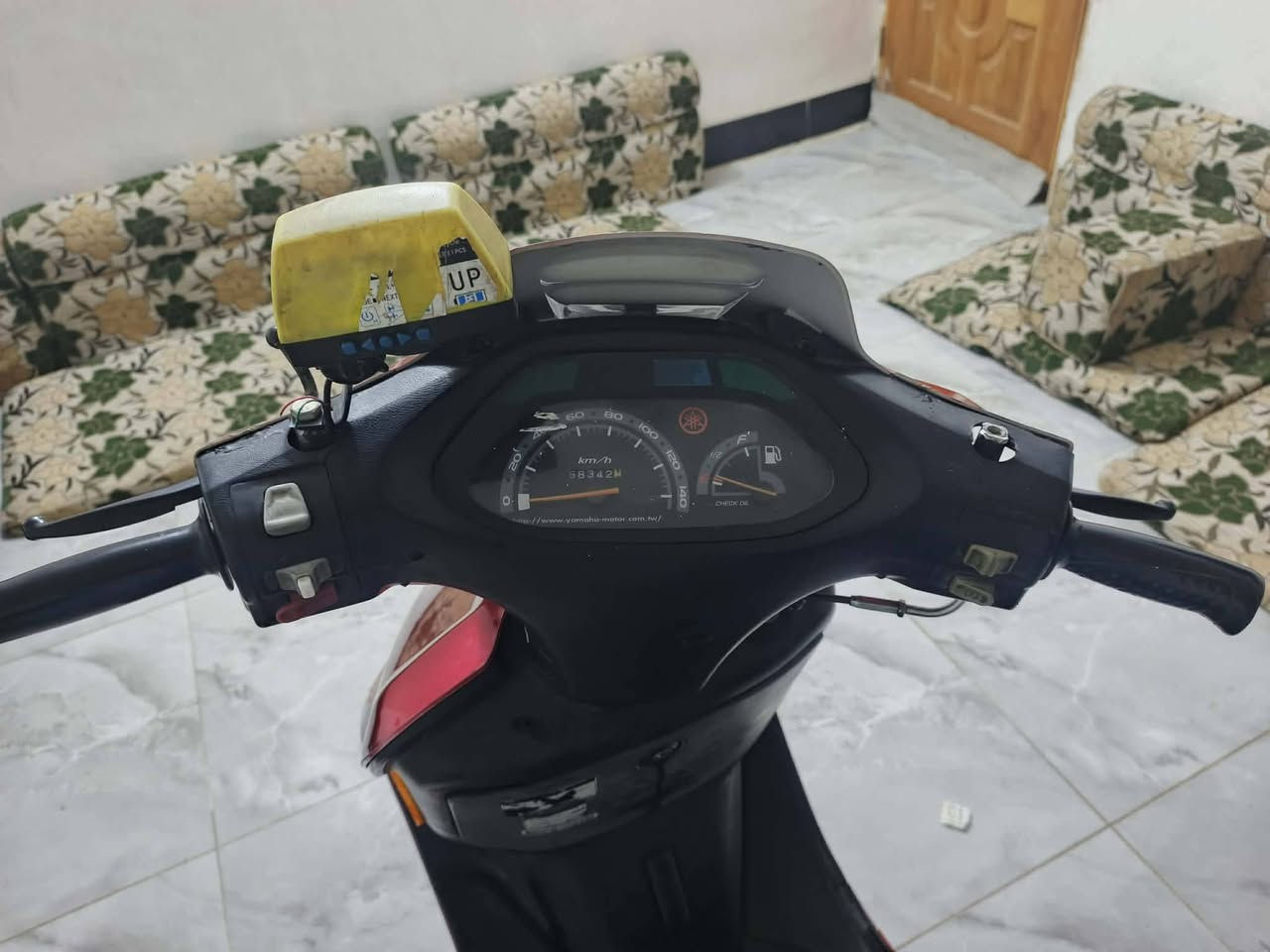سلام عليكم دراجه فراشه للبيع حاويه سلف هندر شغاله جاهزه السعر 450وبيه مجال بسيط مامفتوح برغي بيه مكفوله ***********
***********العنوان كربلاء حي العسكري

