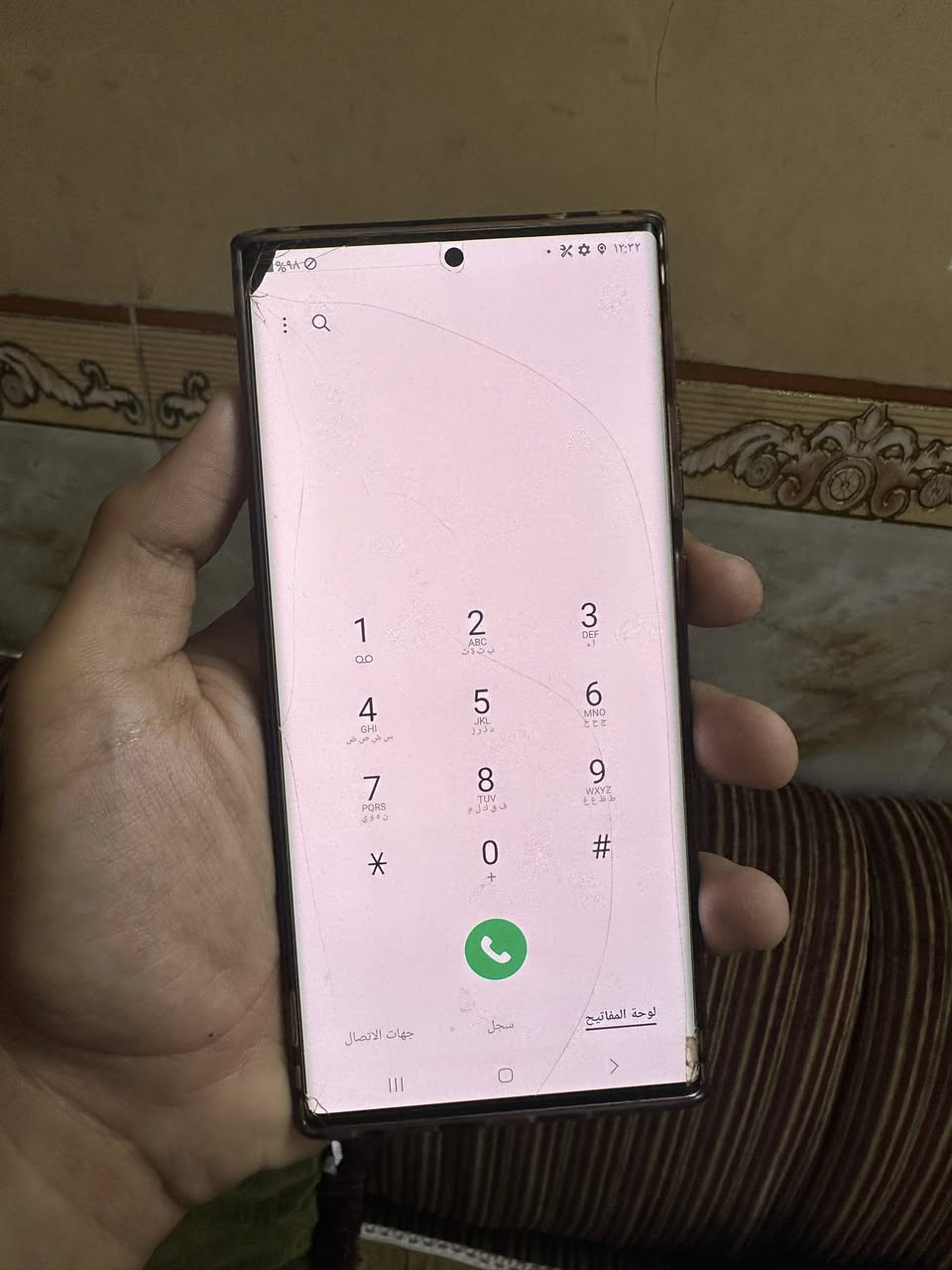 نوت 20 الترا 
عربي شرق اوسط 

جهاز بي طخه بل شاشه وبل تشغيله تصير بيها رمشه لمده لحظه وتروح وشغال فول ولمس شغال وبصمه شغاله

ذاكرته ٢٥٦ وعربي جهاز مو باله وباقي الشغلات كلها كفاله 
ورحمه لموتاك كلشي موضح بل منشور لاتدخلي خاص وتكلي شبي مابي كلشي واضح 

مكاني بغداد مدينه الصدر
السعر 190


**إذا كنت صاحب هذا الإعلان وتريد حذفه لأي سبب، رجاءا أرسل رسالة إلى الدعم الفني**