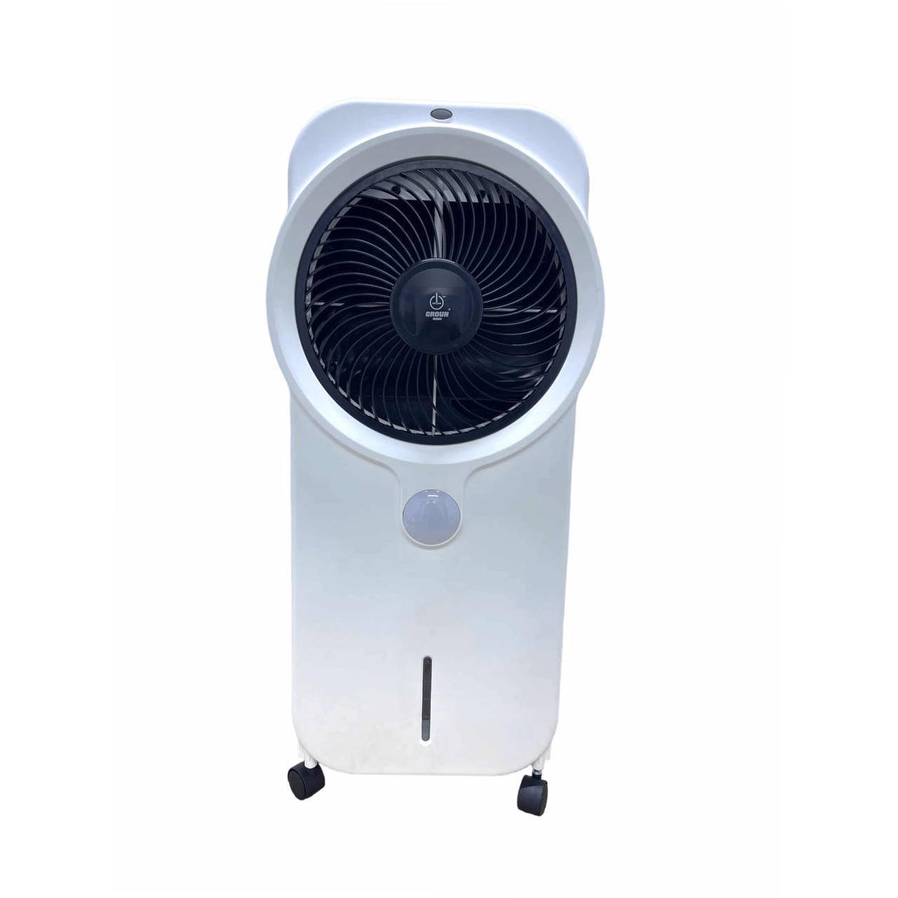 مروحة دوارة بزاوية 360
درجة لتوزيع الهواء بكفاءة

تعمل بالشحن والكهرباء، مزودة ببطارية داخلية 7.7 أمبير
  
خزان ماء بسعة 9 لتر لتبريد أطول
 • بطارية تدوم
14 ساعة على السرعة المنخفضة
 
7 ساعات على السرعة المتوسطة

3 ساعات على السرعة العالية
 
وقت شحن البطارية: 24 ساعة
 
إمكانية ربط بطارية خارجية لزيادة وقت التشغيل
 
إضاءة LED بلونين (أصفر وأبيض) تدوم حتى 50 ساعة على البطارية
 
مؤقت تشغيل بين 1-9 ساعات
 
ريموت كنترول للتحكم عن بعد
 
أربع عجلات متينة لسهولة النقل والحركة

الطاقة: 50 واط

الأبعاد الطول 41cm ' العرض 30cm ' الارتفاع  90cm


**إذا كنت صاحب هذا الإعلان وتريد حذفه لأي سبب، رجاءا أرسل رسالة إلى الدعم الفني**