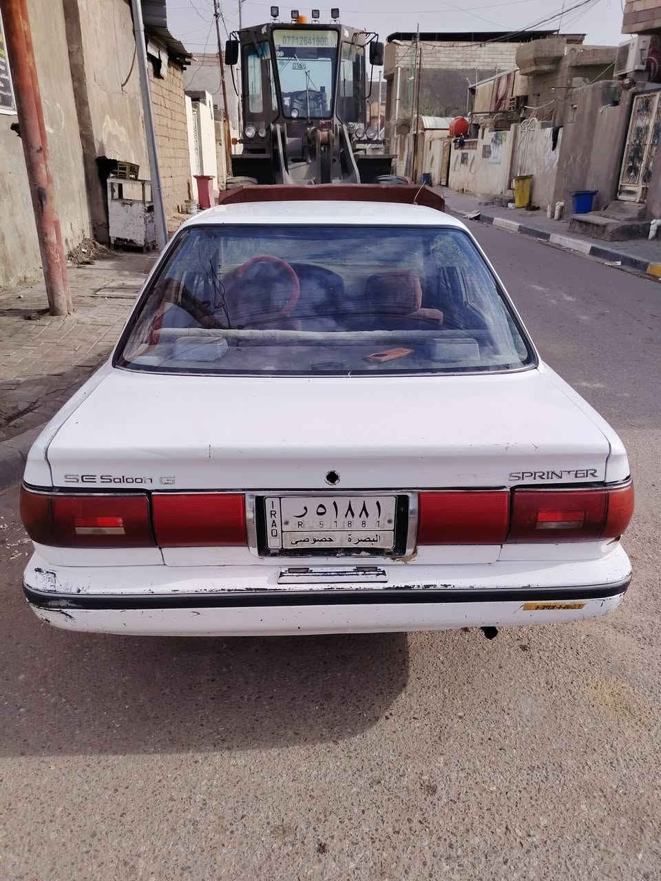 تويوتا سبرنتر موديل 91 السنويه ل 28 السعر (27)مرحله مشروع وطني ط صاحبه موجود وجاهز للتحويل رقم بصرة والسيارة بالبصرة القبله قرب تقاطع القبله قرب مدرسة ايشق التركيه (مكينه جديده) صار شهر من شادهه كير بي صفنه اول ما اشغل بعدهه تمام ونمرة توب تخم تاير جديد واي استفسار اتصل واذا ما عندك رصيد بس رمش (***********)
