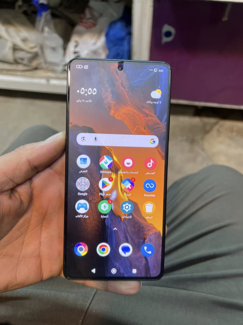 جهاز POCO F5ذاكرته 256العشوايه 12+4يدعم 90فريم بدون ملحقات مكاني نجف استفسار خاص أو واتساب ***********سعر.    175
