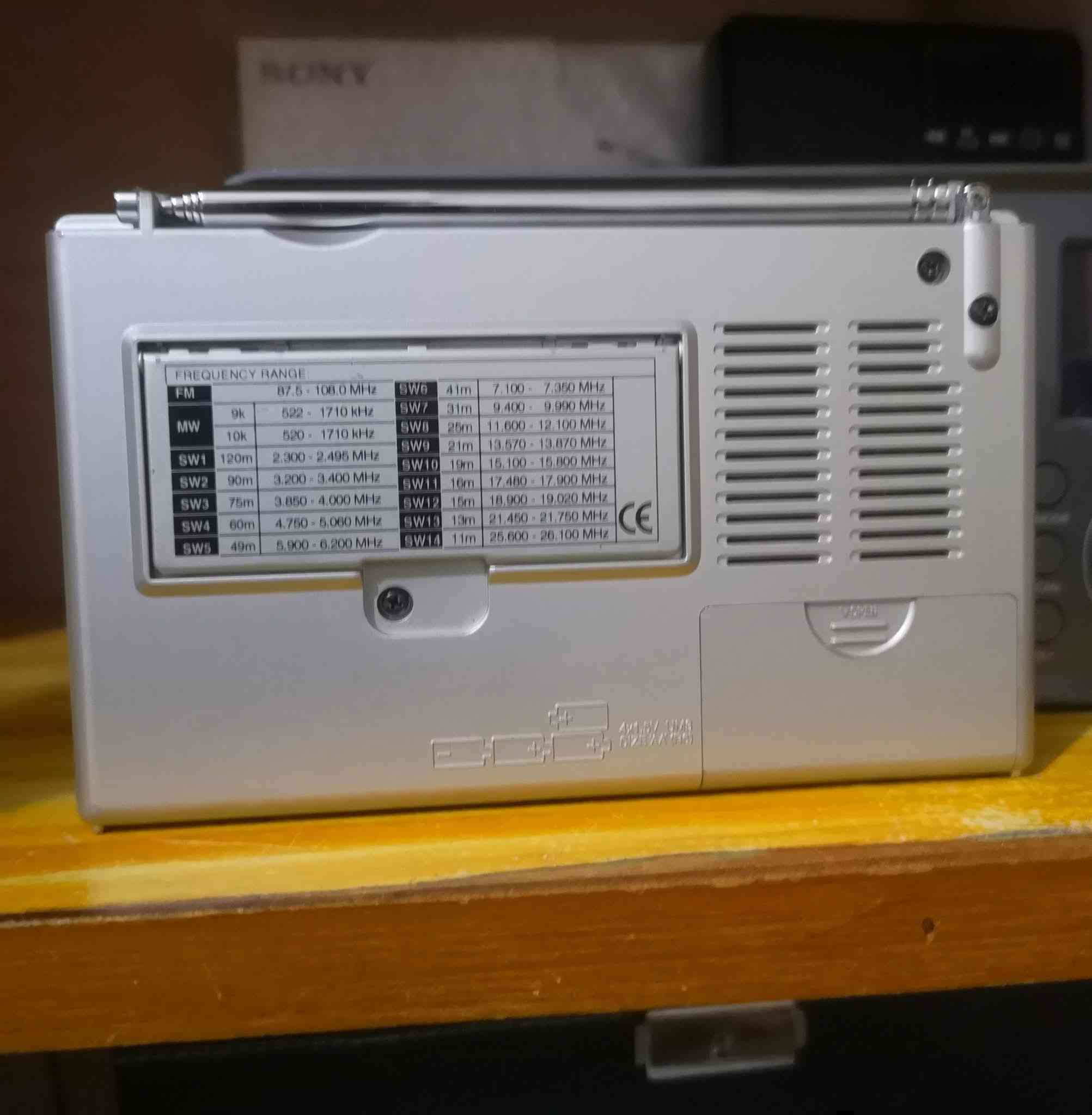 راديو ROBERTS. R881
انكليزي الصنع
موجات FM-MW_SW 14
موجة sw 14 موجه
شاشه دجتل
ميزه حفظ محطات مفضله
منبه وساعه ومنفذ سماعه خارجيه
بيه منفذ محوله ٦ فولت
يشتغل باتري قلم عدد ٤
جهاز لوك جديد كارتون مع حافظه اصليه جلد
اي استفسار خاص وبالخدمه


**إذا كنت صاحب هذا الإعلان وتريد حذفه لأي سبب، رجاءا أرسل رسالة إلى الدعم الفني**