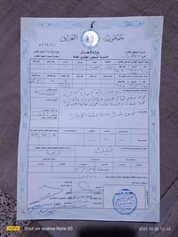 قطعه الأرض طابو صرف للبيع ابو صخول تحويل مباشر 07711273555