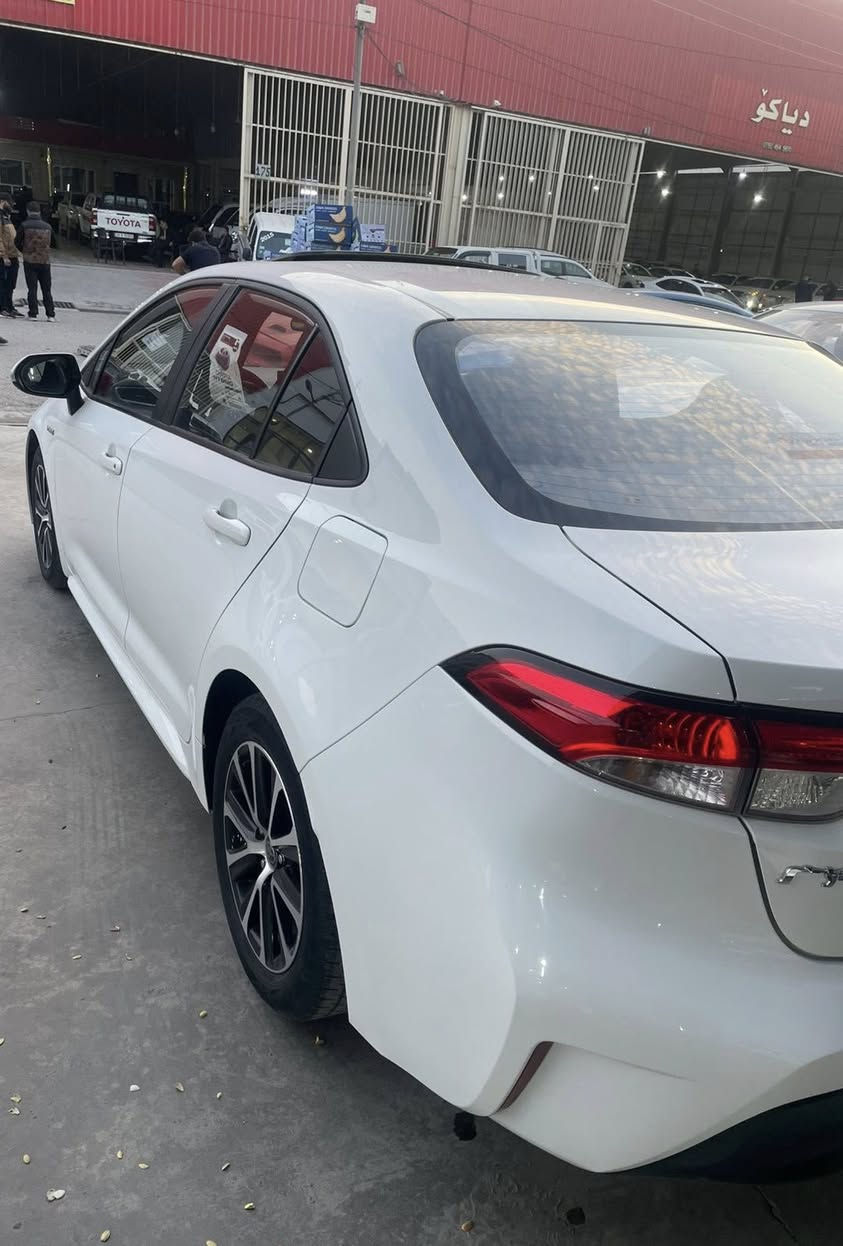 كورلا هايبرد
موديل 2024 رقم اربيل ومكانها اربيل 
ماشيه ٧٠ الف
مكفوله من صبغ وضربه بيها رصعه صغيره ممبينه
موصفات فول مواصفات 
سلايت نقطه عمياء
بصمه تشغيل أبواب وبيبان 
اوتو هولد 
سايد بريك كهرباء 
السعر 148بيه مجال بسيط
***********
***********
