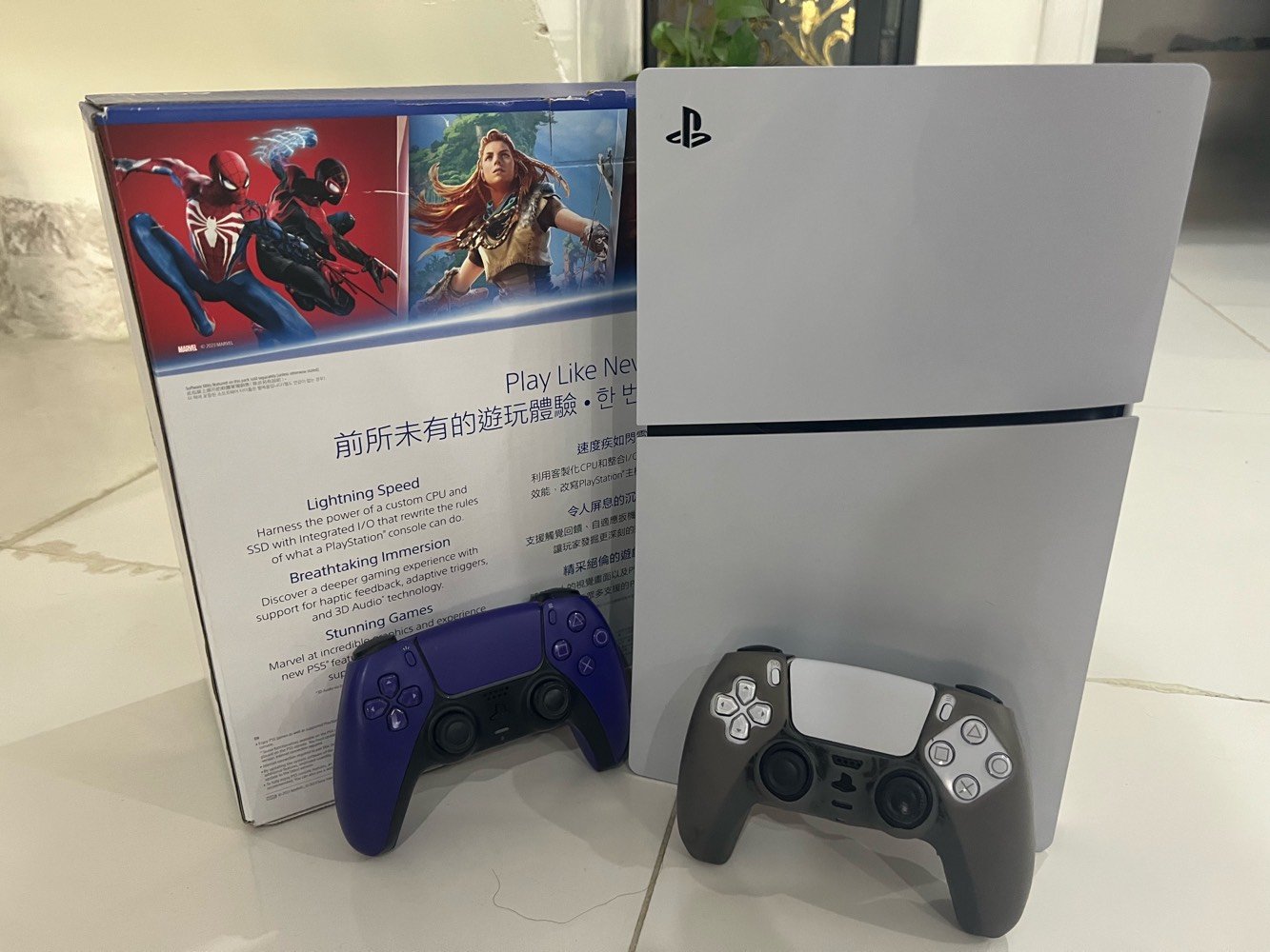 🎮 للبيع PS5 Slim نسخة الأقراص (Disc)

✅ نظافة ممتازة، استخدام شخصي.
✅ سعة 1 تيرا.
✅ كامل الملحقات مع الكارتون.
✅ جوستك أصلي + جوستك ثاني غير أصلي.
✅ الجهاز شغال 100%، بدون أي أعطال أو مشاكل.

💰 السعر النهائي: 850,000 دينار عراقي (غير قابل للتفاوض).

📍 التوصيل داخل أربيل فقط.

📞 للتواصل واتساب أو اتصال: ***********