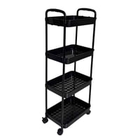 عربة تخزين • ٤ طبقات • عجلات