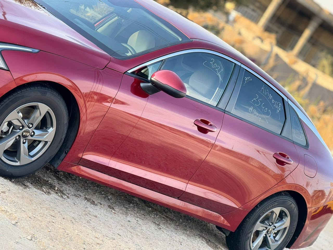 #للبيع أو مراوس 
K5وارد موديل 2021 دخول جديد حرا بئسمي تترقم جميع المحافظات ماشيه 50mi ضرر جاملغ عكس سائق فقط بدون اي دواخل سعر 147$  عنوان سماوه رميثه ***********
