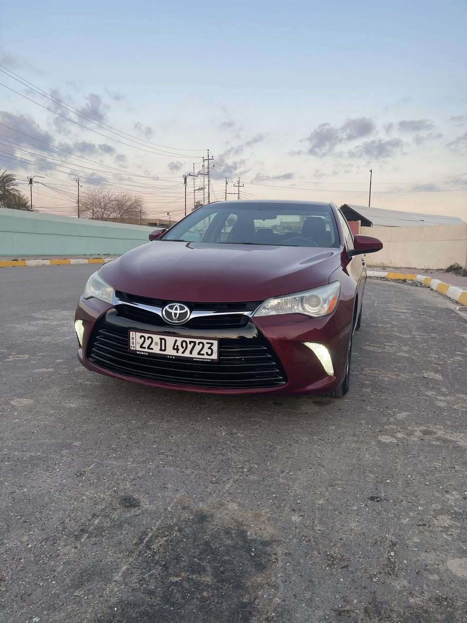 كامري موديل 2016 بيها قطعتين ونص صبغ شرط بدون دواخل مكفوله من الشخط والبارد السياره على وضع الشركه تبريد ثلج طخم تاير والصدر على شركه سياره بالنايلون بمعنى الكلام السعر 155 وبيه مجال مكان سياره الشركاط الشراي يتصل *********** لمو شراي لا يتصل
