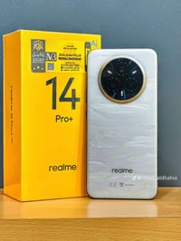 ريلمي14بو بلاس جهاز جديد لون المميز مستعمل شي قليل  اذكره 512 بلشحن فو...