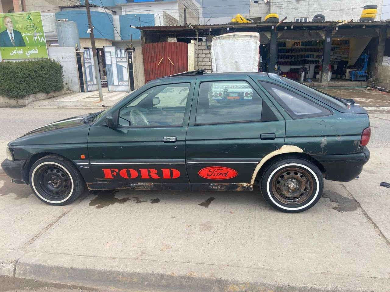 فورد سكورد 93
محرك اثر بخار
كير شرط
كابون بانزين بيها
سنويه خضره
والگشر كدام العين
شرط التحويل 
سعر 13بيها مجال بسيط 
‏‪***********‬‏
