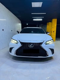 LEXUS ES 350  Fsport 2023 دعامية الي دعامية كفالة من صبغ و بارد و شخت ...
