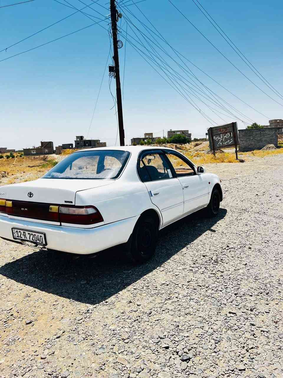 السلام عليكم كورلا موديل 1994 محرك كير شرط صدر تايرات كلو جديد رقم نينوى دولي شرط التحويل صبغ مكانات التبريد عايزو بس كمبريسر شرط السعر 47 وبيها مجال 
اتصال ***********

