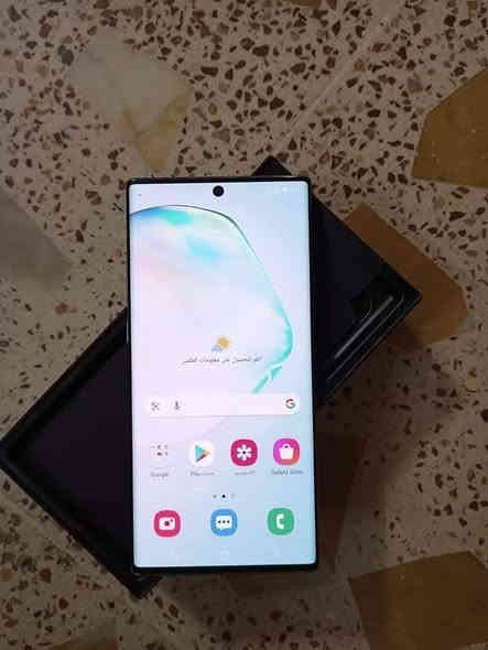 سامسونك نوت10بلاس جهاز نضيف جديد مامفتوح ضمان 
دبل خط ذاكره 256رام 12سعر٢١٥
***********
