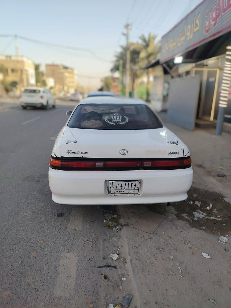 سلام عليكم سياره مارك للبيع مكفوله من كصه ونقل جثه وكير ومحرك السعر ٣٥وبيه مجال النجف مكلف بل نشر رقم ***********
