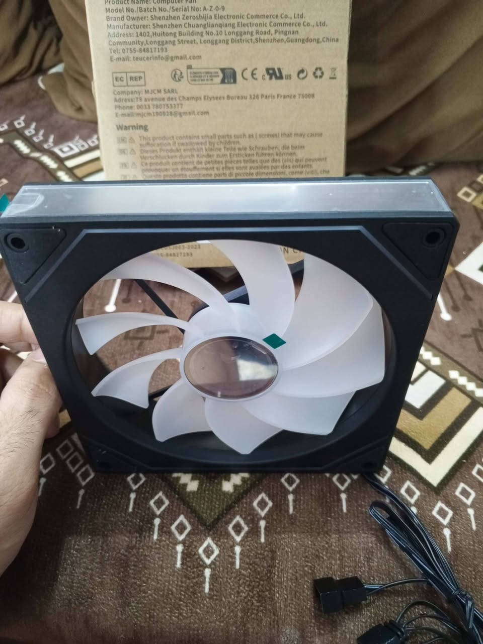 مراوح بهذا الشكل RGB  متوفر 3قطع ب ٢٥ توصيل موجود


**إذا كنت صاحب هذا الإعلان وتريد حذفه لأي سبب، رجاءا أرسل رسالة إلى الدعم الفني**