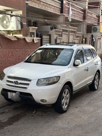 سنتافي وارد خليجي موديل ٢٠٠٨  بيها ٣قطع صبغ فقط بدون حادث  سياره فول م...