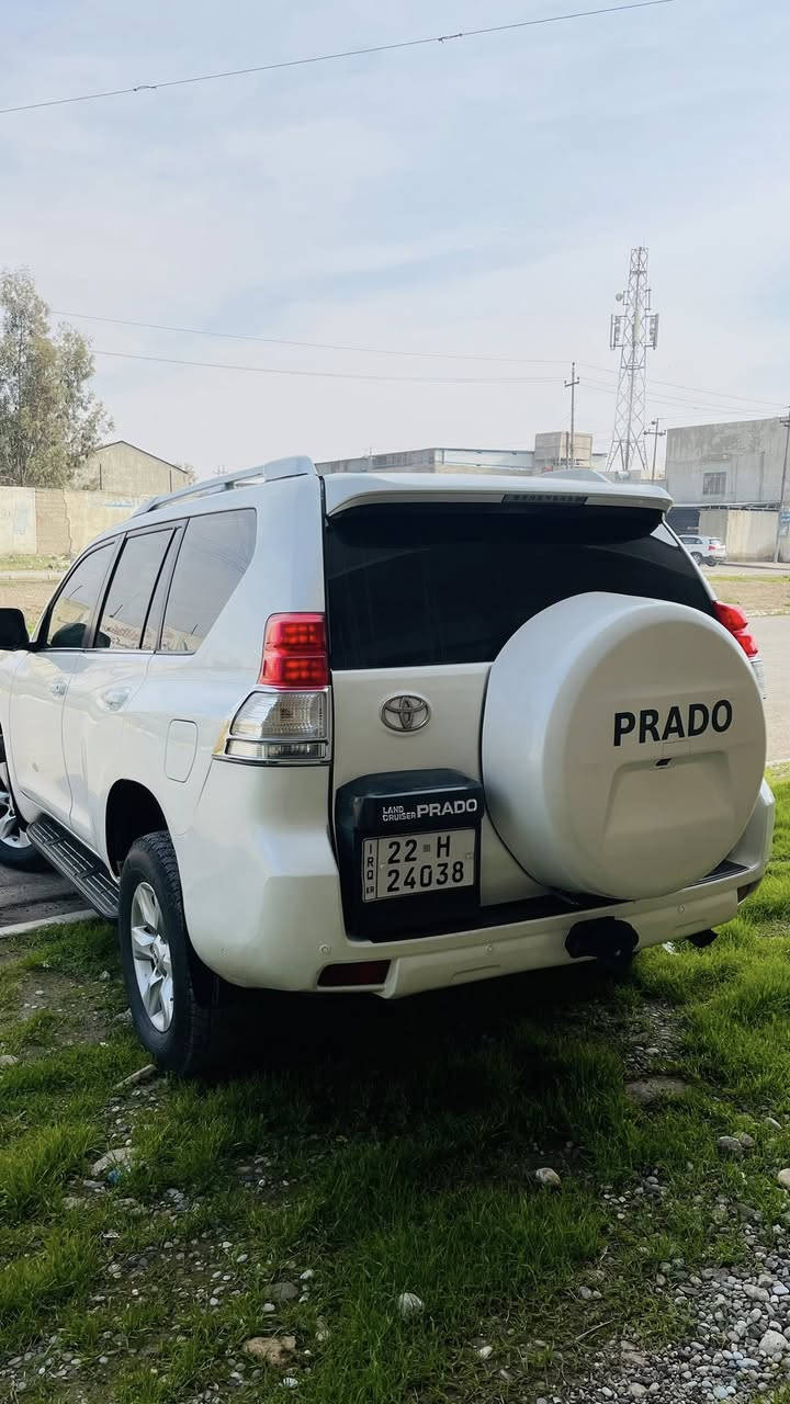 السلام عليكم بسعر مناسب 255 ومجال 2010 مكفولة كفالة عامة 6 سلندر
برادو فول مواصفات بريم سلايت وبصمه وتحكمات كير اتوماتيك عادي فور ويل بدون صبغ محرك كير شرط ماشيه 180 الف مكان السياره موصل حي اليرموك للأستفسار اكثر *********** 
***********
