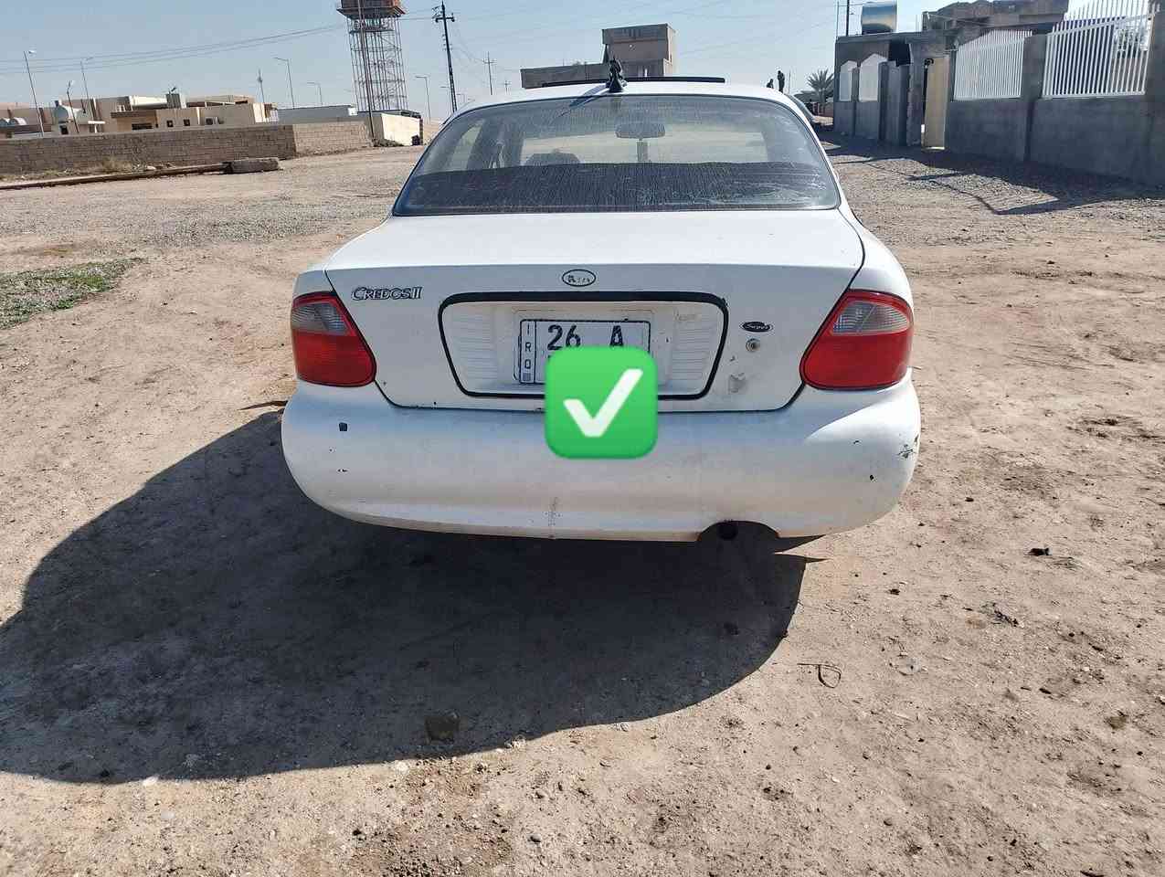 اعادت النشر بسبب الوعده  الكاذبه سلام عليكم سياره كيا كريدوس موديل 2000رقم صلاح الدين دولي لبيع كير محرك شرط كير عادي تايرات 4نص عمر صدر امامي وخلفي جديد باتري جديد يرهم مراوس بسياره كص او مراوس بحديث ونطي فرق السعر 34وبيه مجال شي قليل مكان السياره صلاح الدين قضاء الشرقاط  ***********
