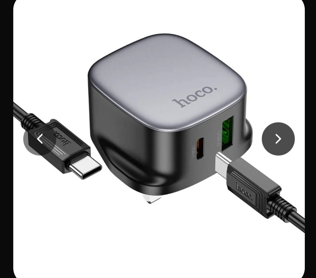 🔋⚡ عرض مميز الآن ⚡🔋
شاحن HOCO CS32B السريع بقدرة 20W وصل حديثاً!
✨ المميزات:
✔️ شحن سريع PD 20W + QC3.0
✔️ منفذين شحن USB + Type-C
✔️ يشحن هاتفين بنفس الوقت
✔️ حماية ذكية من الحرارة وارتفاع التيار
✔️ جودة عالية وتصميم أنيق
✔️ يأتي مع كيبل Type-C بطول 1 متر
📱 مناسب لمعظم الهواتف مثل:
آيفون – سامسونج – شاومي – هواوي وغيرها.
💰 السعر: 10.000 دينار فقط
📍 متوفر الآن – الكمية محدودة
راسلنا على الخاص أو واتساب للحجز


**إذا كنت صاحب هذا الإعلان وتريد حذفه لأي سبب، رجاءا أرسل رسالة إلى الدعم الفني**