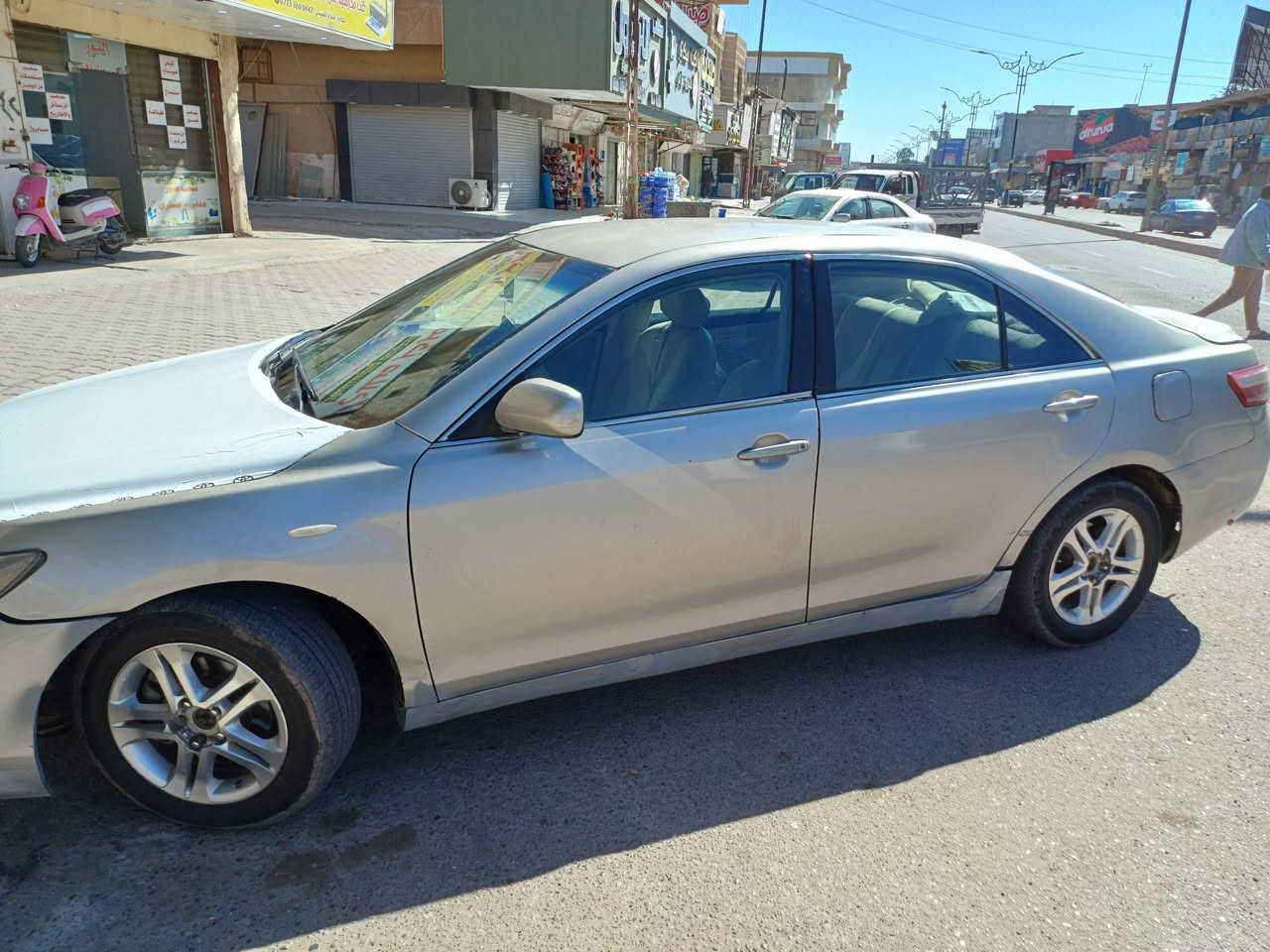 للبيع كامري ٢٠٠٧ خليجي رقم بغداد انكليزي  باسمي  كير محرك شرط صدر امامي وخلفي جيد جدا عدا بولبرن خلف سكن السايق يحتاج تبديب  السياره مرتجيه جهت السايق  مبدله بابين السايق والوره مصبوغه عام القماره فوك السايق بيها شبر معجون داخل جيد جدا تبريد ثلج السياره يحتاجلها ترتيات شويه تكعد داعاميه اماميه وبيها ضربه بالجنطه سمكرتها وما صبغتها السعر ٧٥ المكان تكريت  ***********
