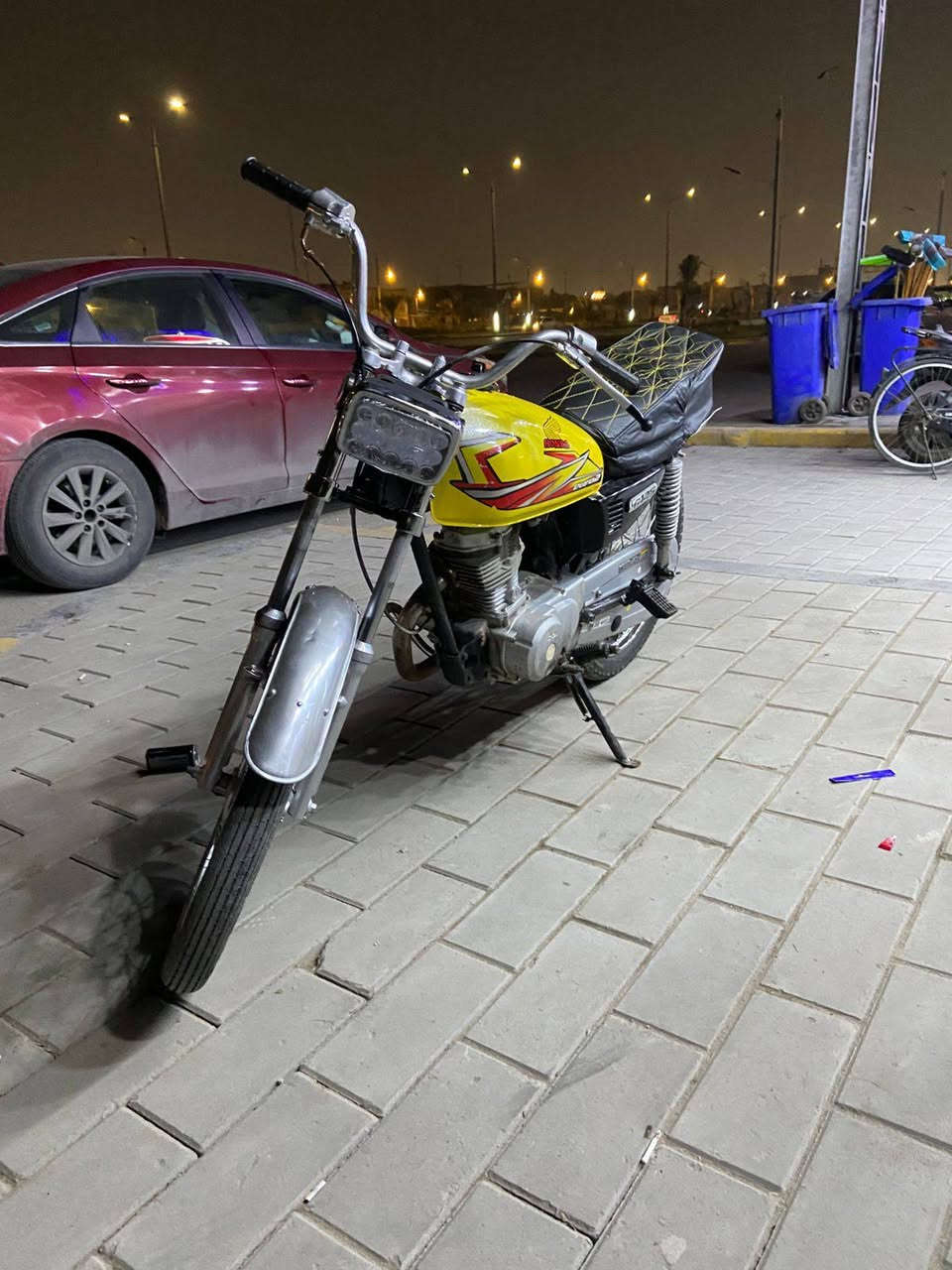 السلام عليكم دراجة ايراني نامة شلامجة السعر 375 مكاني أبو الخصيب للتواصل *********** واتساب فقط
