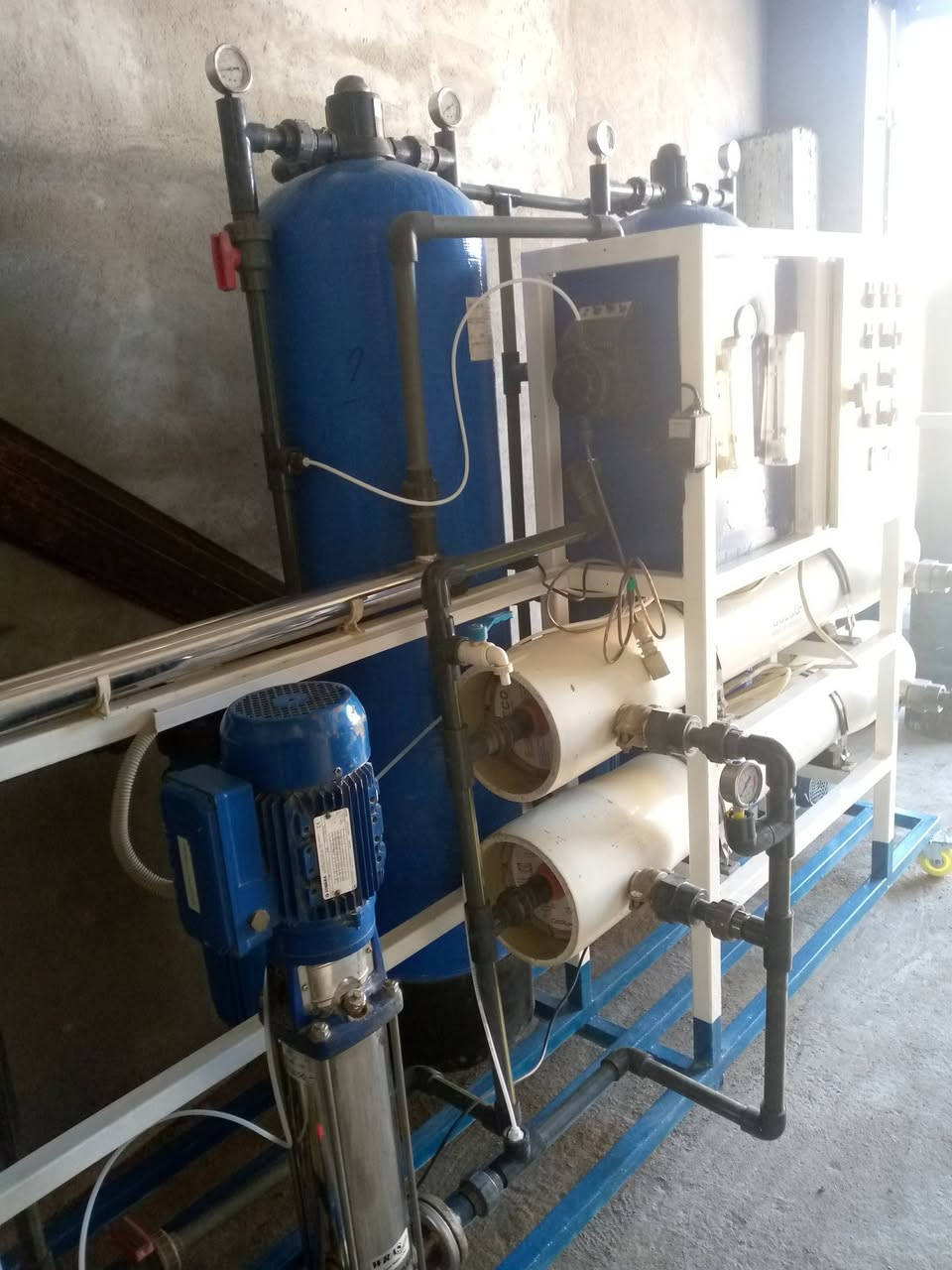 سلام عليكم
محطة اثنين متر الفين لتر بساعة 
شركة أواد
مضخات ايطاليه لوارا
المحطة بدون ملحقات 
السعر/ 2 مليون و200 
العنوان / بغداد المعامل 
الرقم / *********** 
متواجد واتساب
