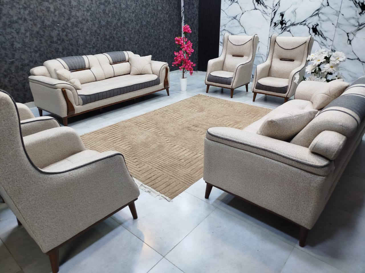 🔥 موديل الصدف  لون أوف وايت فخم
من معرض ستايل داري للأثاث
🎨 ألوان متعددة حسب ذوقك
✅ ضمان كامل
🔍 فحص قبل الدفع
🚚 توصيل مجاني لكل المحافظات
📩 للحجز والاستفسار:
📞 ***********
