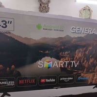 تلفزيون سمارت جنرال حجم 43 ابو الند جديد السعر 200 / الإتصال ابو مروه ...