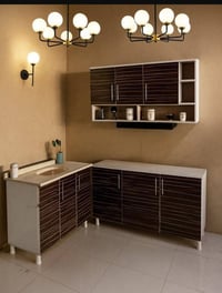 كاونتر MDF تركي • ١٫٥م • سنك مع مرمرة