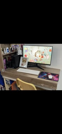 حاسبة استخدام لبرامج التصميم شاشة + كيس + يو بي اس + كيبورد + ماوس موا...