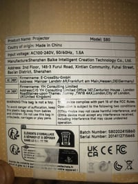 بروجكتر S80 • دقة 1080p • سينما منزلية