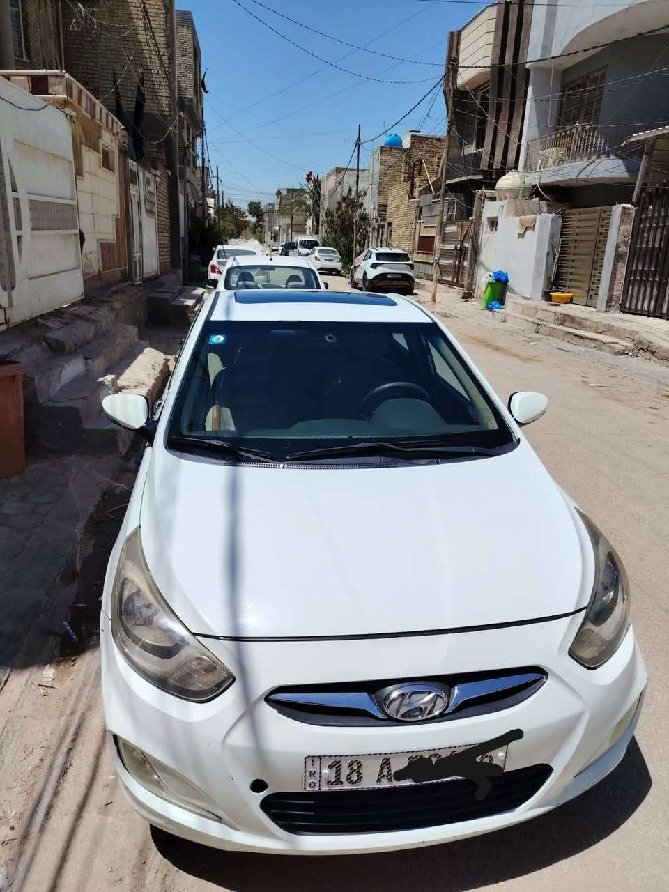 🚗 للبيع: هيونداي أكسنت 2014 (فول مواصفات) 🚗
​الموديل: 2014 (فتحة، شاشة، كاميرا، تحكم، ويل كب، إشارات بالمرايا)
​المحرك: حجم 1600 (بحالة جيدة)
​​الكير: بحالة جيدة | التبريد: ثلج 
​البودي: بيها باب مفتوح فقط 
​الأوراق: رقم بابل، السنوية باسمي (تحويل مباشر).
​المكان: النجف الأشرف.
​السعر: 103 ورقة (وبيها مجال ).
​📞 للتواصل والاستفسار: ***********
