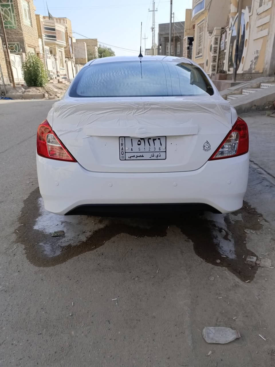 السلام عليكم
نيسان صني هندي موديل 22رقم ذي قار معوقين 
ماشيه 75 بيها بارد بالجاملغ الامامي وصبغ الجاملغ السعر 114
***********
