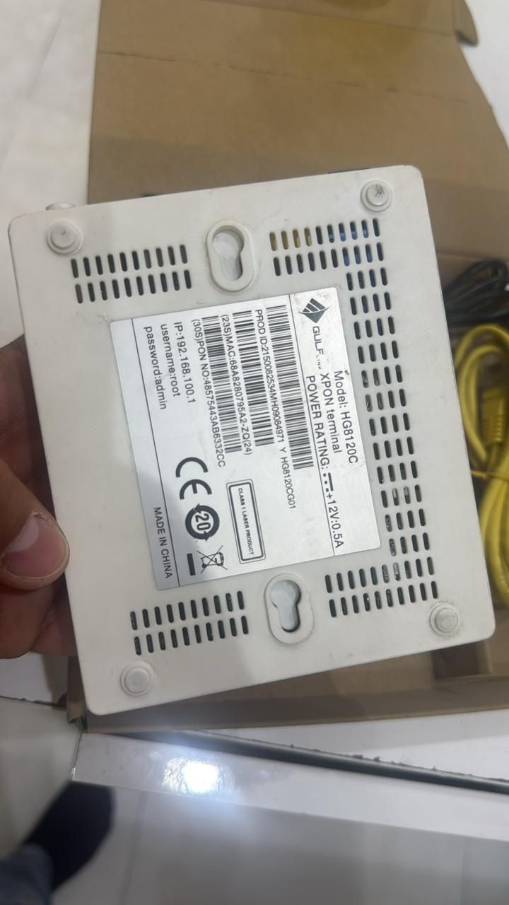 🔷متوفر  تحويله ضوئي جديد هواوي

HG8321R /XPON/Gpon /Epon New هواوي( 1G - 1F ) 
     كيكا 2port

للاستفسار مراسلة الصفحه 
يتوفر توصيل  لكل لمحافظات
سعر الجمله10,500


**إذا كنت صاحب هذا الإعلان وتريد حذفه لأي سبب، رجاءا أرسل رسالة إلى الدعم الفني**