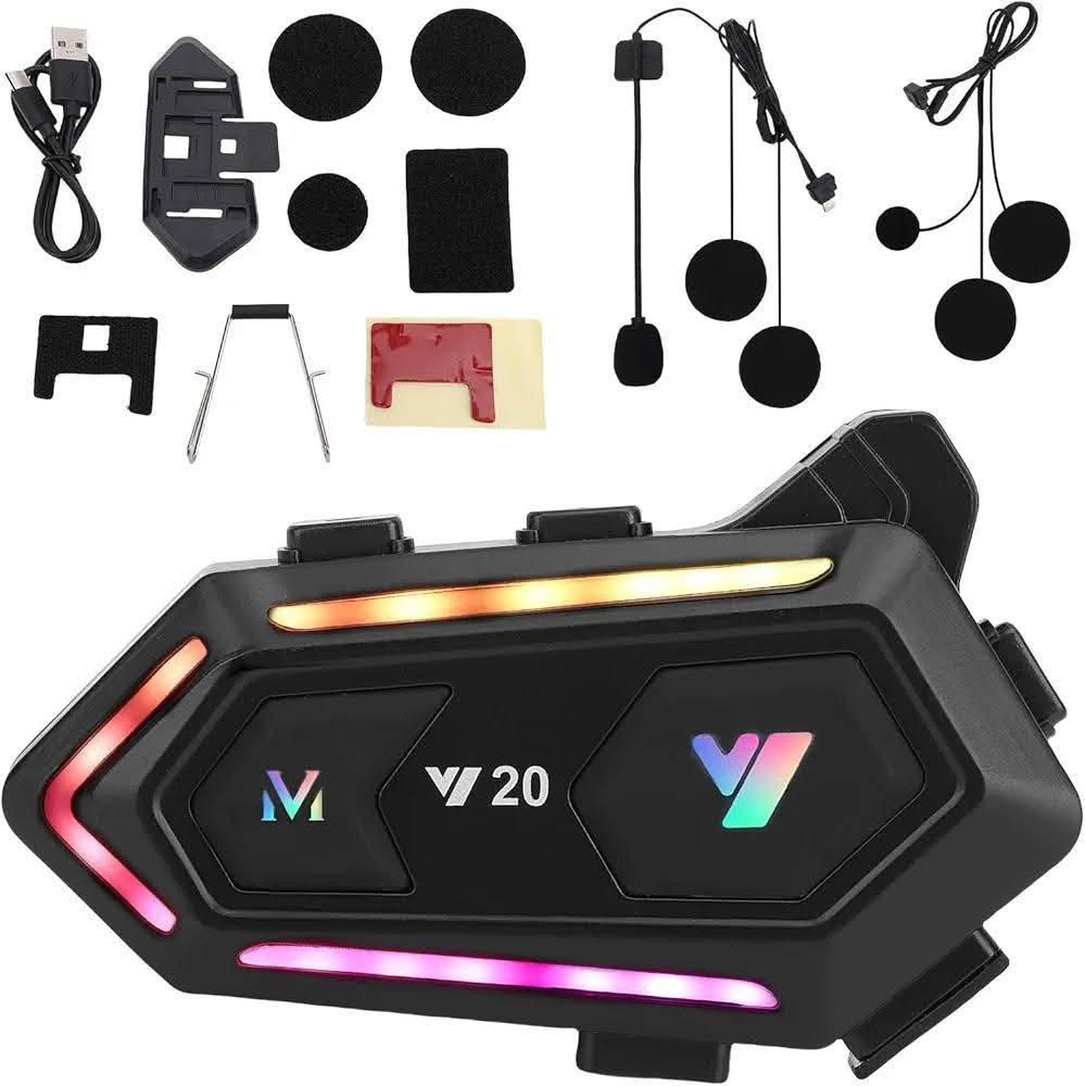 سماعة بلوتوث لخوذة الدراجة النارية نظام اتصال داخلي ملحقات كاملة بخاصية إلغاء الضوضاء مع ميكروفون ناعم ومكبر صوت مزدوج مقاومة للماء بمعيار IPX6، 16 اضاءة RGB
بسعر ١٥ الف


**إذا كنت صاحب هذا الإعلان وتريد حذفه لأي سبب، رجاءا أرسل رسالة إلى الدعم الفني**