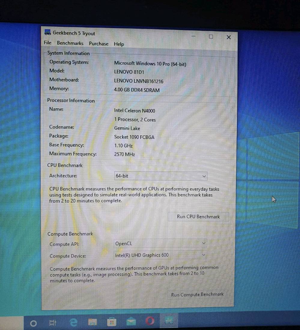 للبيع لابتوب Lenovo IdeaPad 330 مخصص للدراسه والاعمال المكتبيه فقط 

المواصفات : 

1- الذاكره : 1 تيرا بايت HDD قابل للتطوير إلى SSD
2- الرام : 4 كيكا بايت DDR4 مع  قطعه رام خارجيه يمكن اضافتها للابتوب بحجم 4 كيكا (اجمالي الرام يكون 8 كيكا في اللابتوب)
3- المعالج : Intel Celeron N4000
4- كارت الشاشه : Intel Ultra HD Graphics 600
5- الشاشه : 15.6 inch - HD
*الرام قابل للزياده والذاكرة الداخليه قابله للتطوير إلى SSD 

*يستخدم للدراسه والاعمال المكتبيه فقط (ليس للالعاب) 

*مستخدم مرتين فقط ونظيف جدا 

*المحتويات (اللابتوب+ الشاحنه+الصندوق)