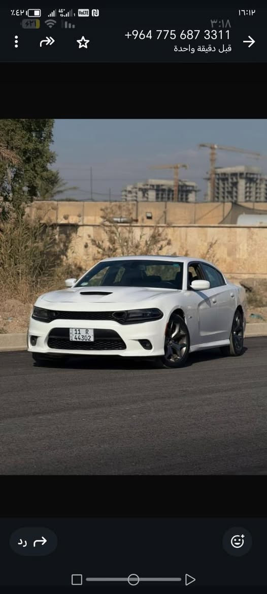 سلام عليكم
دلال جارجراات توفرت عندي كلشي كل الاوان وخليجي ومن ١٥ لل ٢٣ 

متوفر جارجرات SXT/GT/RT

8 سنلدر و 6 سلندر  الي يدور وما لاكي موجود يمي بس دزلي مواصفات وتلكه عندي 

متوفر عندي من ١٥ لل ٢٣ جارجر جالنجر

وعندي سكات واس ار تي هيلكات كل الفئات مال جارجر وجالنجر موجود

توفرت عندي حالياً وجبه قويه اكثر من ٢٠ سياره و ٩٥٪؜ بيهن كلين واسعار مناسبه ارقام بس اربيل وسليمانيه و بغداد 

متوفر ٢٤ ساعه

تخابرني الفجر ارد عليك

للاستفسار ***********
