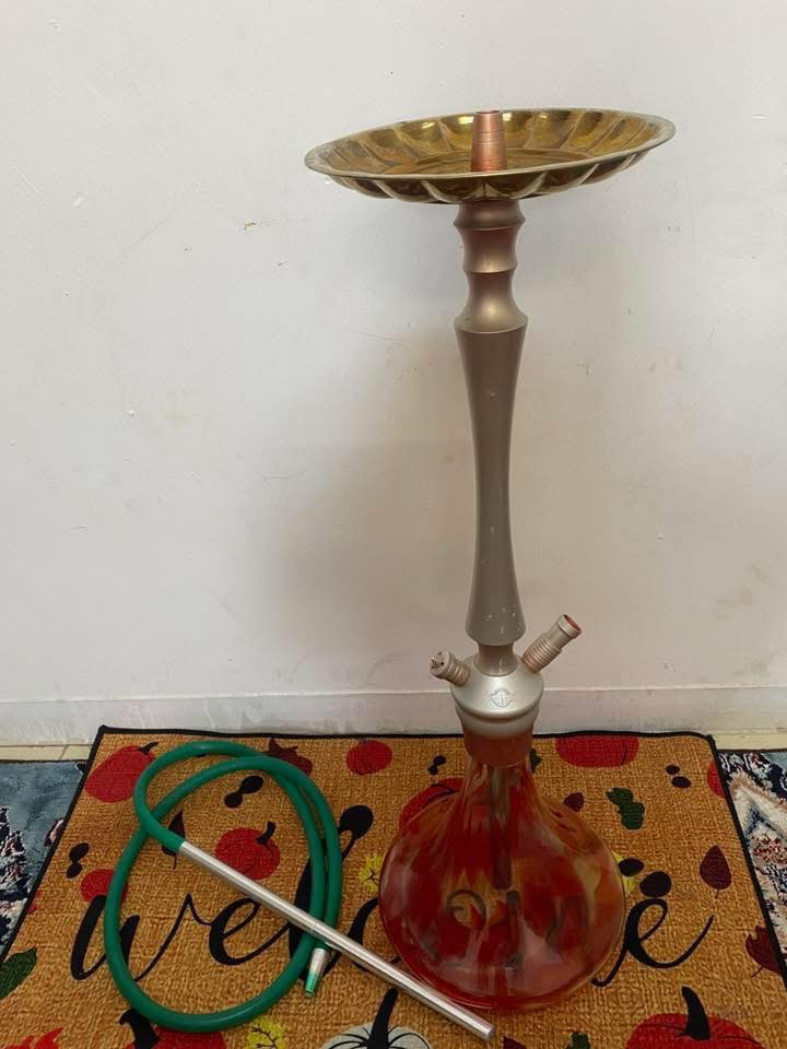 المانيه انتاج مجموعة يحيى الحاج سعيد لانتاج الاراكيل الفاخرة نوع ستل ستيل صحي غير ضار 
نظيفه جداً كامله غراضها اني ماخذها ب85$ 
السعر الحالي 45 الف فقط توصيل داخل بسمايه


**إذا كنت صاحب هذا الإعلان وتريد حذفه لأي سبب، رجاءا أرسل رسالة إلى الدعم الفني**