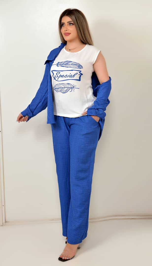 • النوع : طقم 3 قطع مع بلوزة حفر طبع حراري ريشة
• القياسات : L       XL 
• عدد الألوان : 4
• نوع القماش : لنن قطن اجنبي
• عدد السيرية : 8 قطع
السعر


**إذا كنت صاحب هذا الإعلان وتريد حذفه لأي سبب، رجاءا أرسل رسالة إلى الدعم الفني**