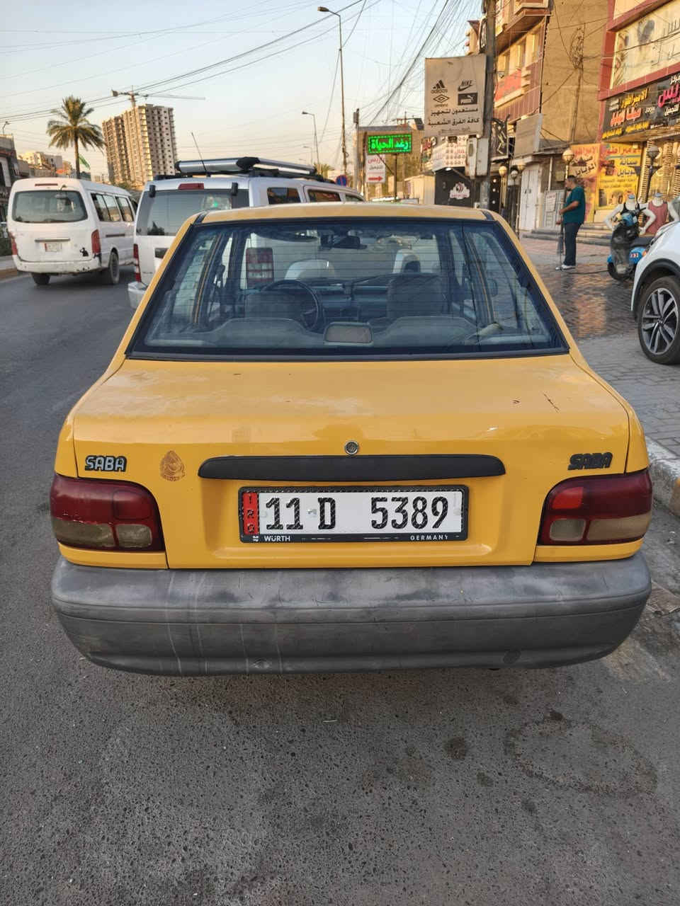 سلام عليكم اخوان
سايبه موديل ٢٠١١رقم بغداد مشروع وطني تحويل ثاني يوم مصفره هيئة كير مكينه لاتنقيص ولاتبغير كفالة صدر أمامي وخلفي نضيفات سياره كفالة عامه لاضربه ولا صبغ ولا تبديل سياره جاهزه سعر ٢٤ العنوان بياع شارع الضغط اتصال ***********
