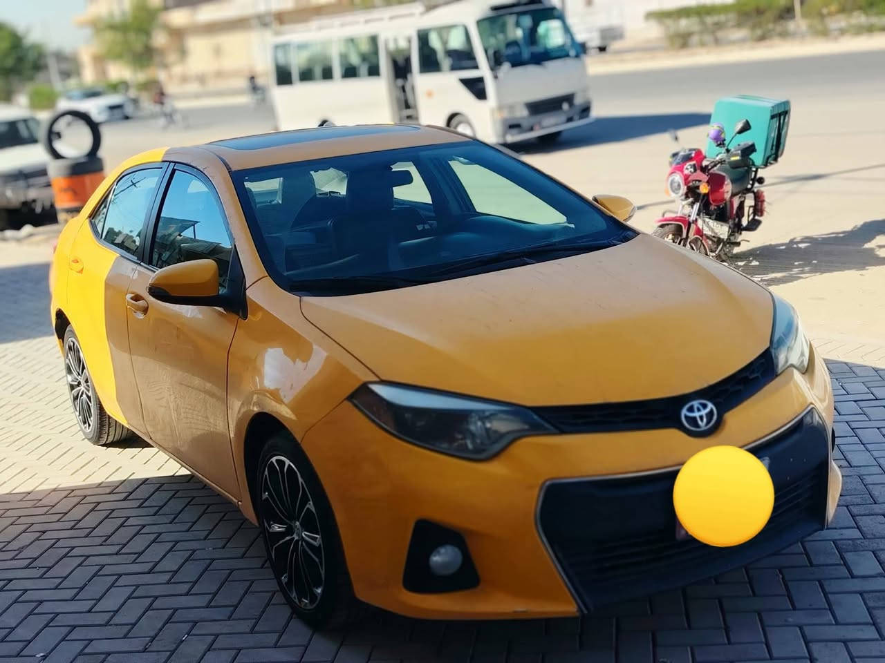 سلام عليكم كورلا للبيع كلين بدون ظرر ٢٠١٥ فول مواصفات بصمة بدون شغال سلايت صندوق بصمة كشن جلادات نقابة مصفرة ماشي ١٩٠ باسمي بس مطلوب كمرك سعر 130 بي مجال بدون ظرر ***********
