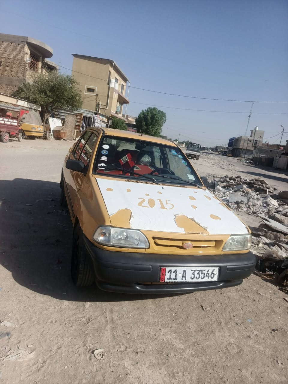 ترهم مراوس شعندك نزل 
السلام عليكم سايبه مديل 15 رقم بغداد نكليزي مصفره هيءه وغرامات سياره حداديه مكينه نضيفات لا تنقيص ولا تبخير السعر 25 مكانهة حله ورديه خارج الاتصال ***********
