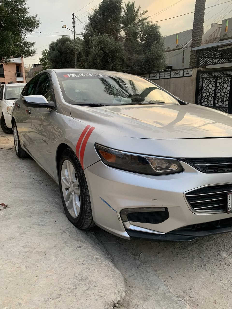 ماليبو 2017مواصفات Lt بدون ايرباك
لون رصاصي رقم أربيل بأسمي

حادثها ربع البنيد والجاملغ بي بي بارد 

وصور الحادث موجودة

داخل عسلي 

كرسي السائق كهرباء 

تبريد قطعتين 

وباقي المواصفات المعروفة

محرك ١٥٠٠ تيربو 

سيارة مال جناي وبالعافية على الياخذها 

مكانها بغداد حي اور

سعرها 115$وبيها مجال قليل للشراي 

للاستفسار 

***********
