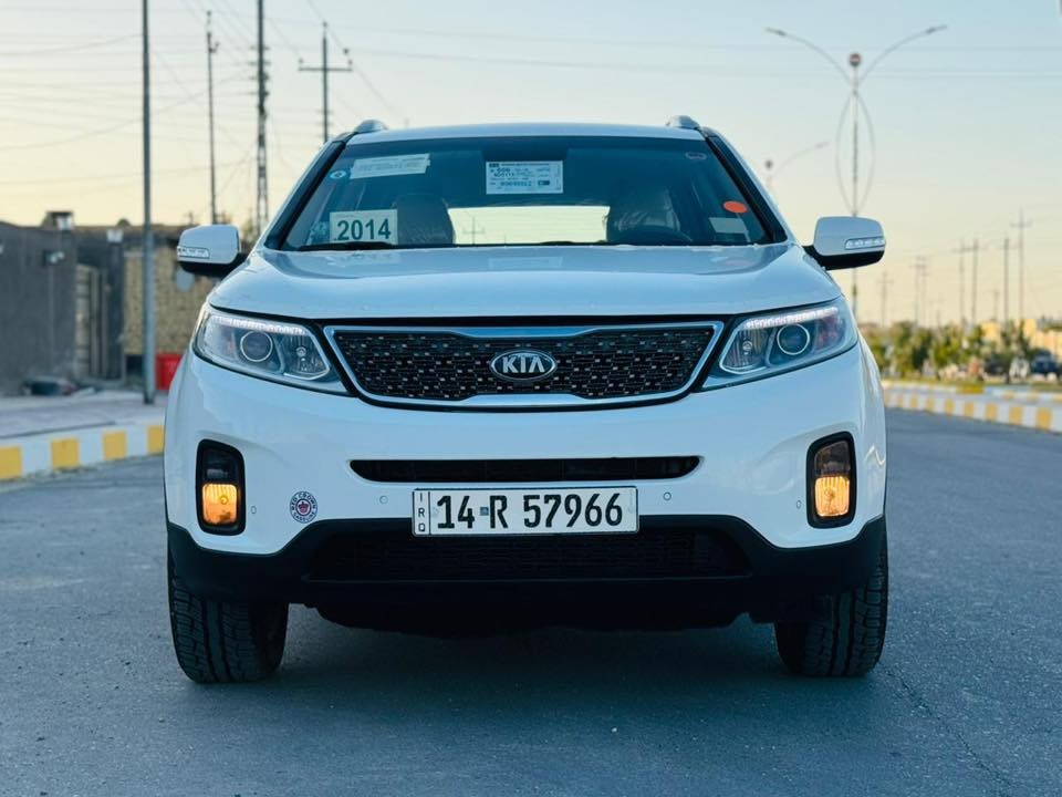 سورنتو 2014 رقم بصره الدولي 
خليجي محرك 4 سلندر 7 راكب 
بيها باب خلفي مرشوش  
شاشه كامره تحكمات لد امامي براجكتر 
إشاره بالمري السياره جديدة وجاهزه 
السعر (165) وبيها مجال
للاستفسار () ***********
