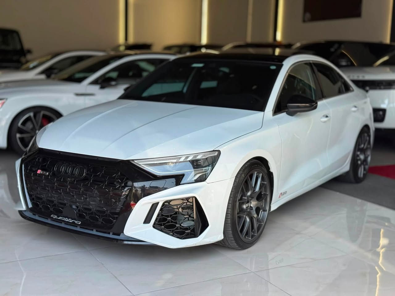 ﷽
‎سلام علیکم 
audi A3 quattro 🚀🇩🇪 2022
‎وارد : امریکی 
‎ماشیە : 38 میل 
‎مودیل : ٢٠٢٢ 
‎فول فول مواصفات باموراما - بصمە - 
‎لایتات لید RS3 -کشنات  تدفئە  و جلد و کھربائی - رادارات امامی جانبی خلفی - شاشە کبیر اندروید و کاربلەی - کیج الکترونی - بریک بصمە - اتو هولد - اوتو ستارت ستوب - وهوایە مواصفات الاخرا ........

‎جاملغات امامی مصبوغ بدون دواخل ارباک ستیرن طاک رجع سستم شرکە 
‎سعر : 175$ بی مجال
‎سنویە و رقم جدید اربیل . تحویل نفس الیوم 

‎مکان اربیل مدینە معارض : ***********
