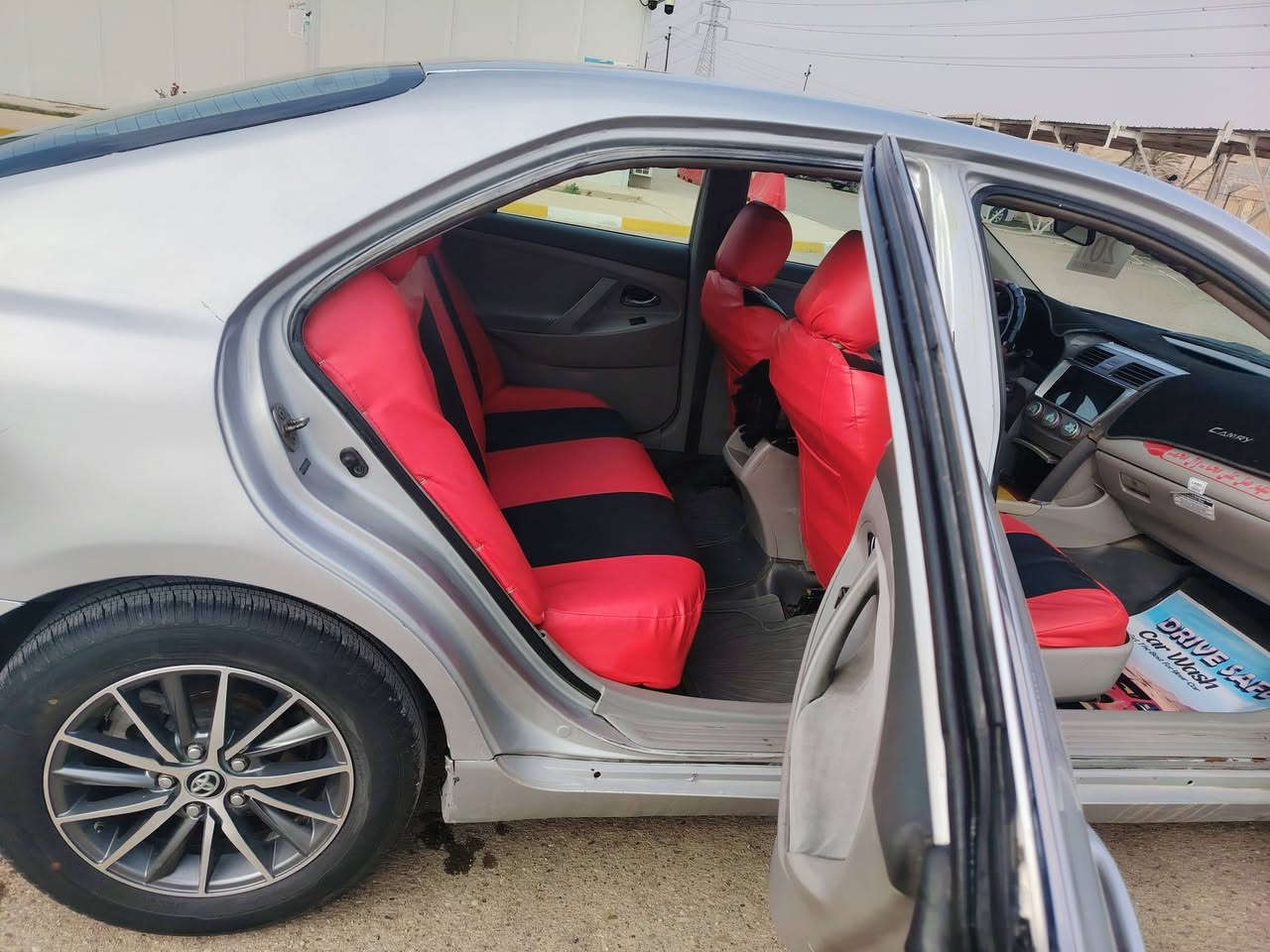 سلام عليكم كامري موديل 2008 محرك 2400مكفول فول الفول رقم بغداد سعرها 85 رقم ***********
