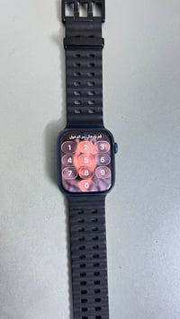 ساعة ابل واتش جيل سابع حجم 45  باقي التفاصيل كلها بالصور موجودة  السعر...